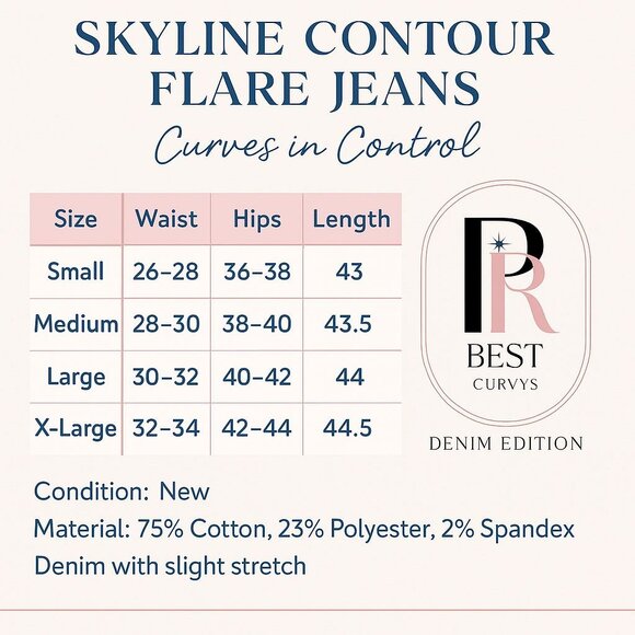Skyline Contour Flare Jeans – Curves in Control - Picture 7 of 7